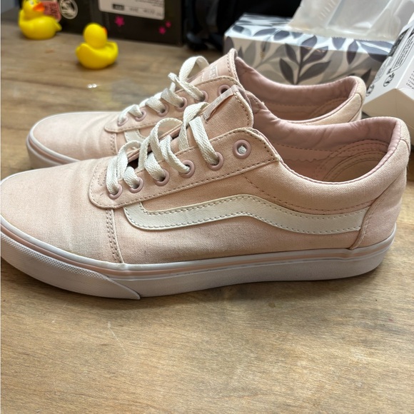 Vans Women's Light Pink Canvas Sneakers - Picture 2 of 4